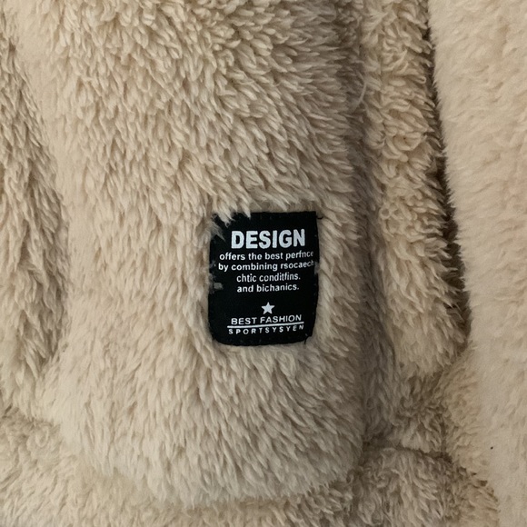 Mens sherpa hoodie basically brand new - Picture 2 of 4